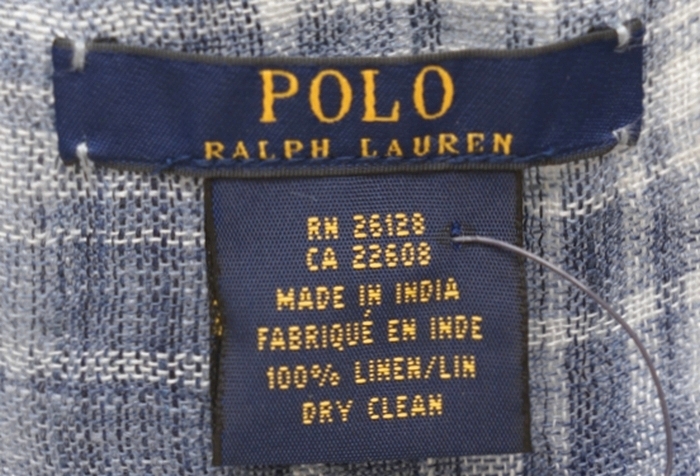 専用ページ。 ラルフローレン) Ralph Lauren プラッド リネン スカーフ Plaid Linen