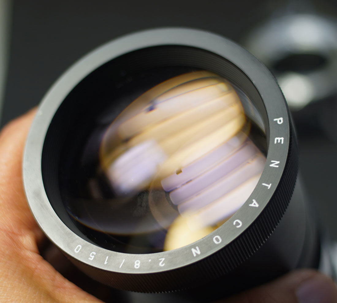 バブルボケレンズ VEB Pentacon (Diaplan) 150mm F2.8 改M42 ソニー
