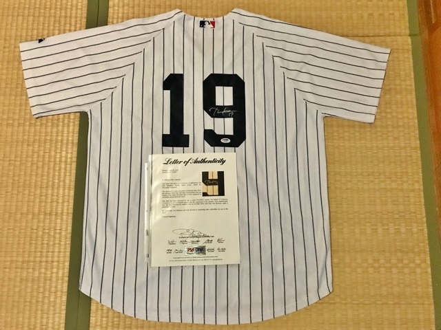 新品 MLB 直筆サイン 田中将大 ニューヨーク ヤンキース ユニフォーム 