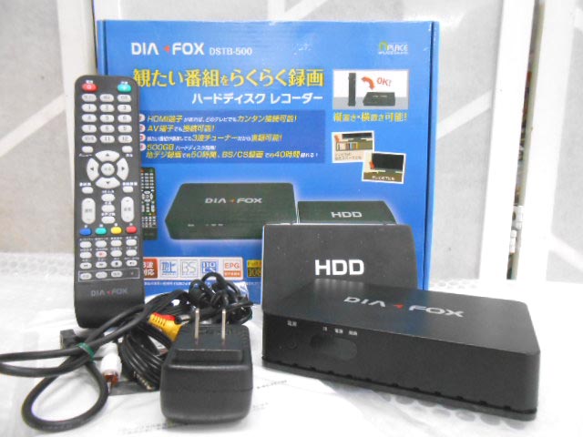 DIA FOX HDDレコーダー DSTB-500 DIAFOX ハードディスク DIA FOX HDDレコーダー DSTB-500 DIAFOX ハードディスク