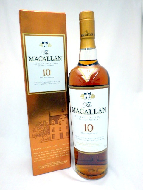 ☆未開栓 古酒☆The Macallan 10Years Old マッカラン10年☆700ml 40%