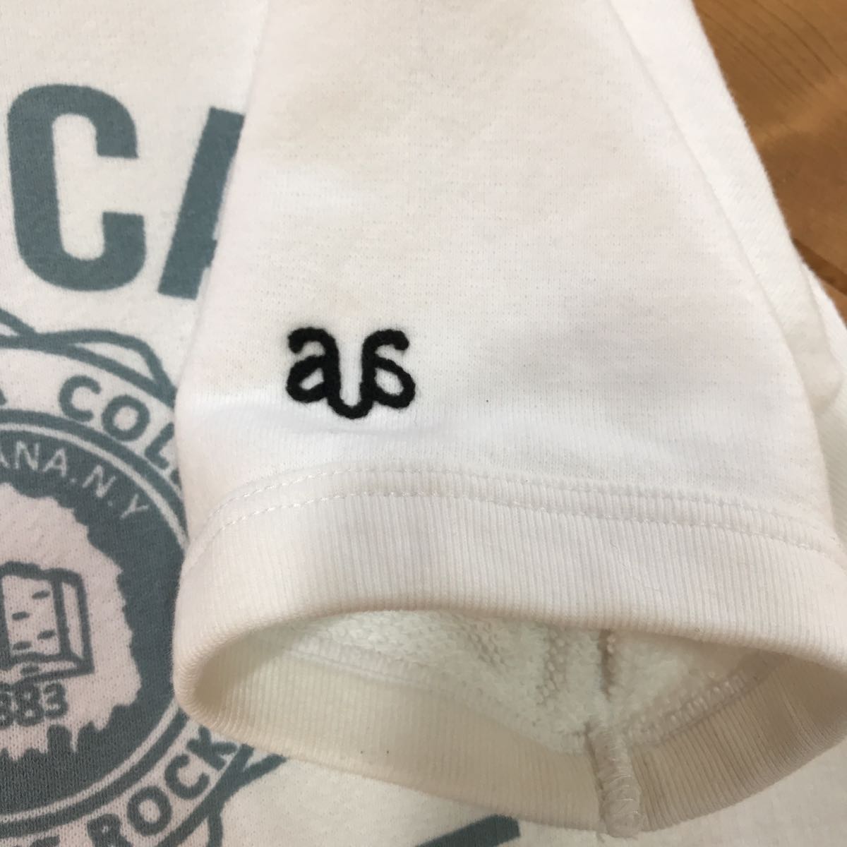 美品】americana アメリカーナ 半袖スウェット カレッジロゴ