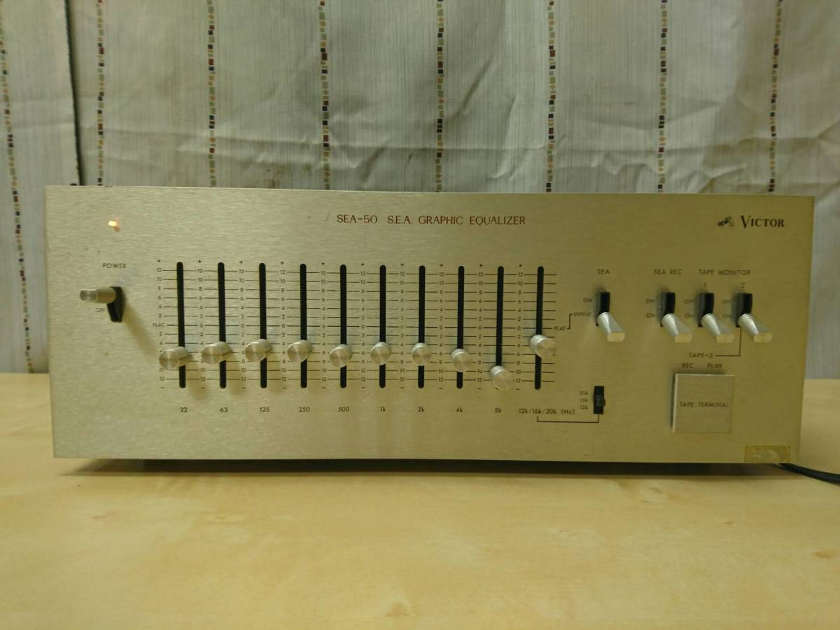 1AH087　Victor　ビクター　S.E.A.Graphic Equalizer　グラフィックイコライザー　SEA-50　☆bo427