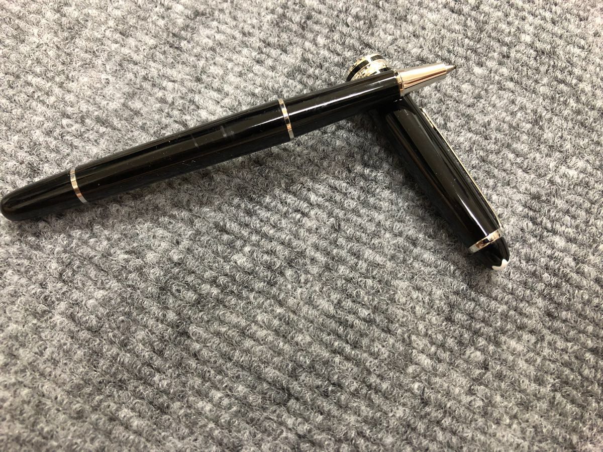 Mont Blanc マイスター ボールペン ブラック×シルバー モンブラン 