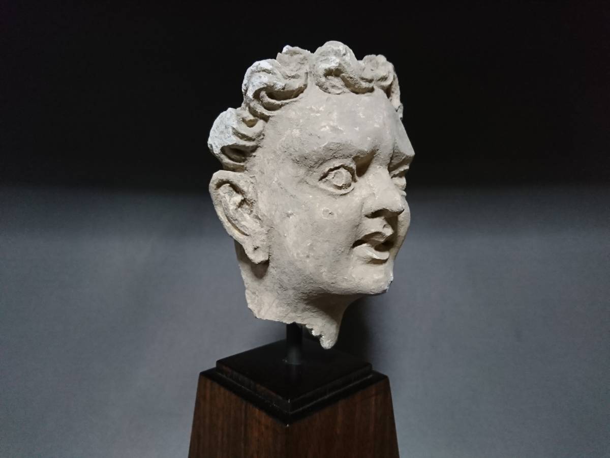 ガンダーラ 供養者頭部 仏陀 / ガンダーラ美術 仏教美術 仏像 gandhara
