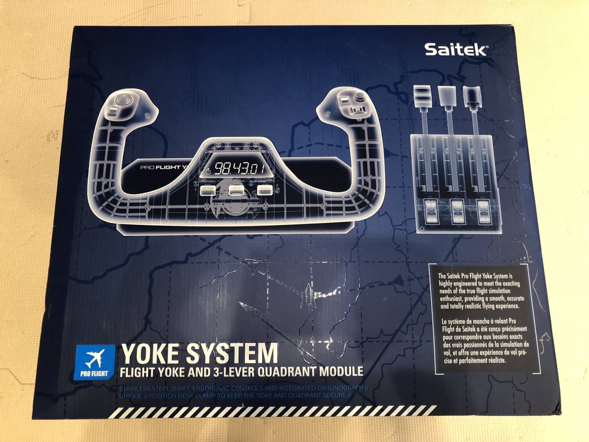 新品】Saitek サイテック フライトシミュレーター PRO FLIGHT YOKE