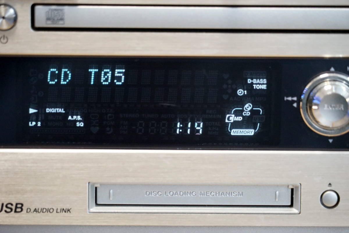 ☆ KENWOOD MD/CD/USBコンポ RD-UDA77 動作美品 ☆