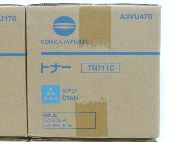 コニカミノルタ 4色セット bizhub 純正品 KONICA トナーカートリッジ 