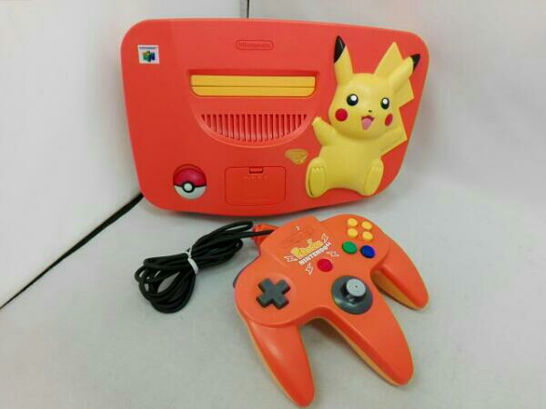  現品限り ニンテンドー64 ピカチュウ NUS-101(本体、アクセサリー)｜売買されたオークション情報、yahooの商品情報をアーカイブ公開 - オークファン 本体、アクセサリー