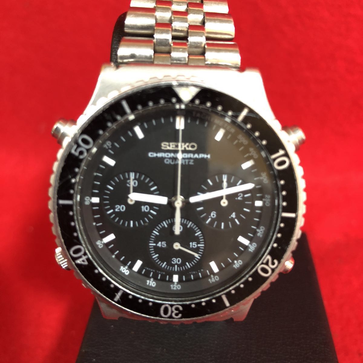 SEIKO】セイコー 腕時計 スピードマスター 7A28-7040 クロノ クオーツ 