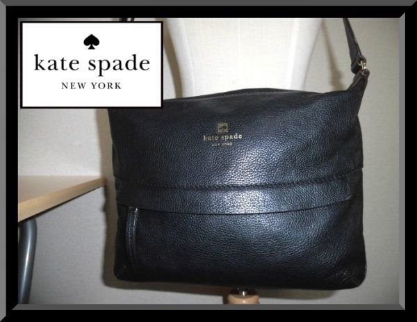② ★斜め掛け★ Kate spade ケイトスペード ショルダー型 レザーバッグ bag 80