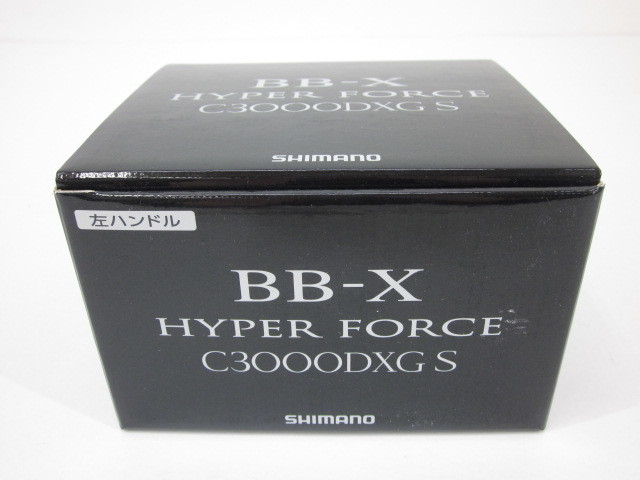 122-180514-s1569●開封済【未使用】送料750円/シマノ　BB-X　ハイパーフォース　C3000DXG　S　左ハンドル　新品