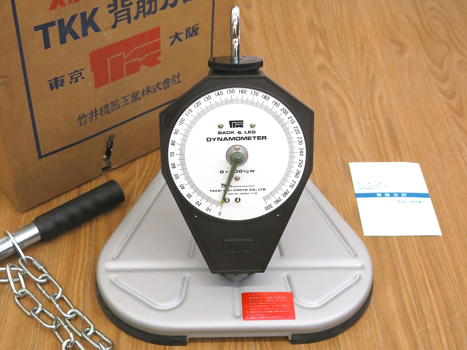 ほぼ未使用◇TKK/竹井機器工業◇アナログ背筋力計/BACK & LEG