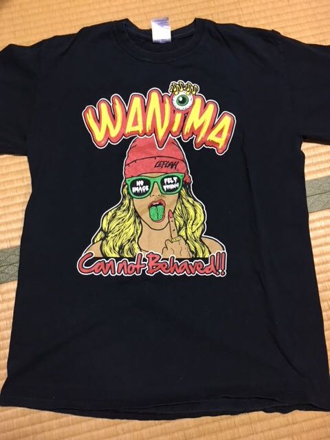 ☆レア☆ wanima CannotBehavvedツアーTシャツ 黒 サイズM ワニマ