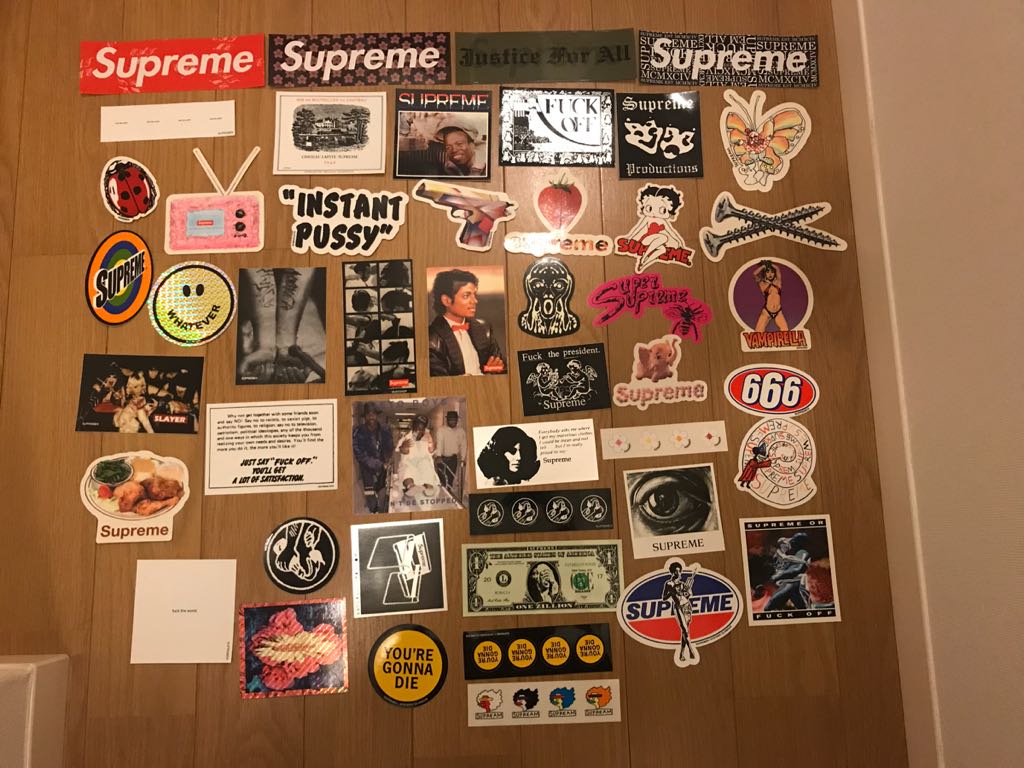 Supreme ステッカー47枚セット Box Logo Gucci Nas マイケル ベティ他 その他 売買されたオークション情報 Yahooの商品情報をアーカイブ公開 オークファン Aucfan Com