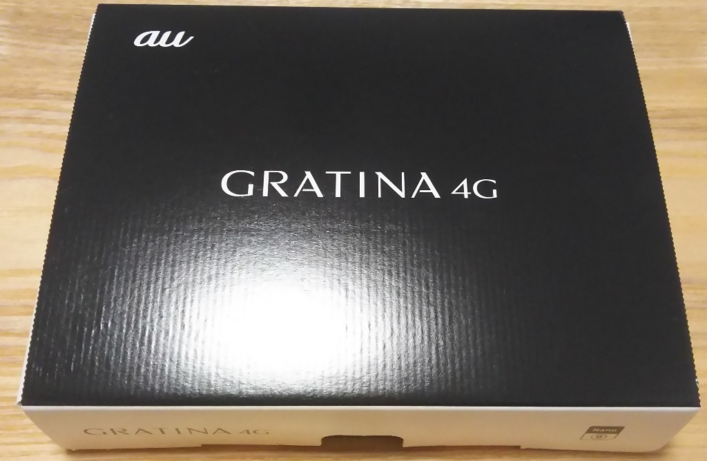 au GRATINA 4G KYF31 BLACK 未使用品☆ KYF31 GRATINA 4G ブラック au
