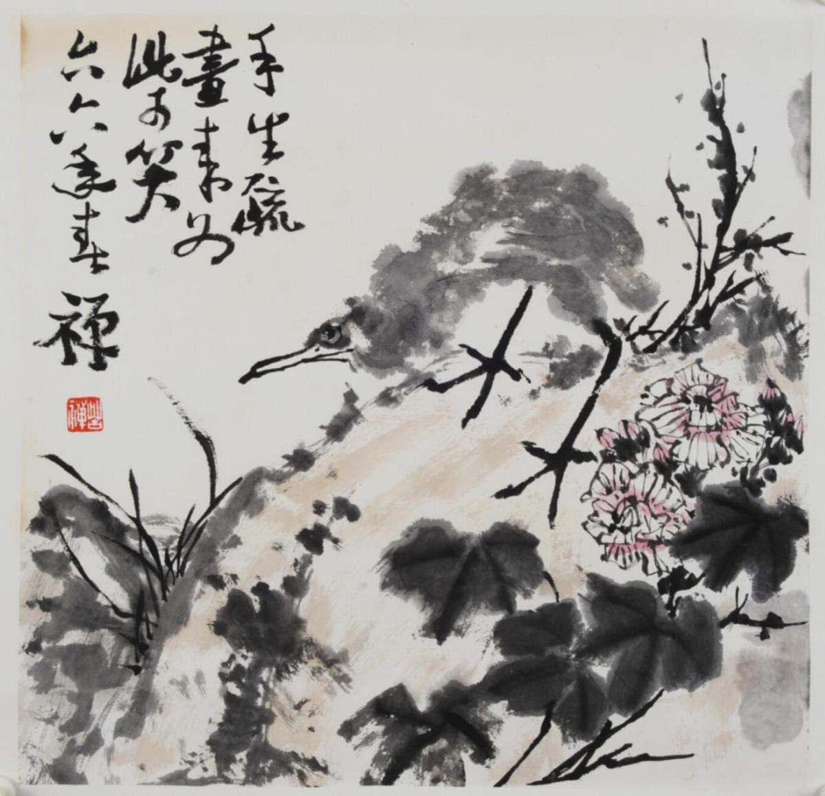 肉筆保証 唐物 掛け軸 中国美術 掛軸 名画 紙本 肉筆保證 （高奇峰）猿