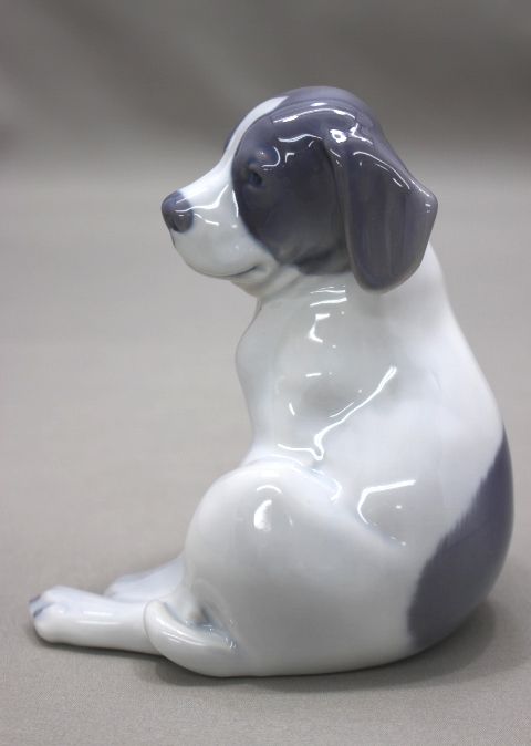 01088☆ロイヤルコペンハーゲン ポインター 犬 フィギュリン 置物