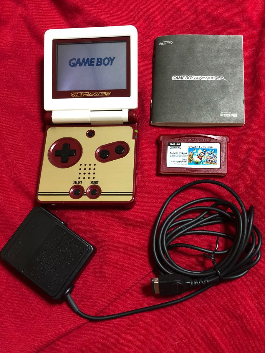 非売品 ゲームボーイアドバンスSP 本体 ファミコン 20周年記念 ホットマリオ キャンペーン クラブニンテンドー 限定品 レトロ