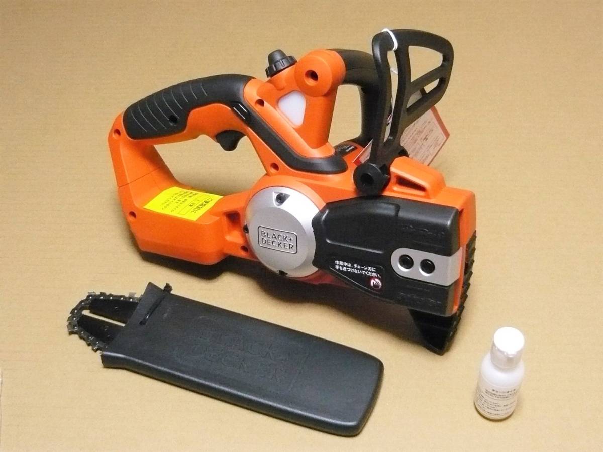 新品 BLACK+DECKER ブラックアンドデッカー チェーンソー本体 GKC1820L2N