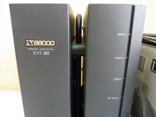 ○SHARP X68000 XVI フルメンテナンス済 電源改静音ファン 外箱 X68000