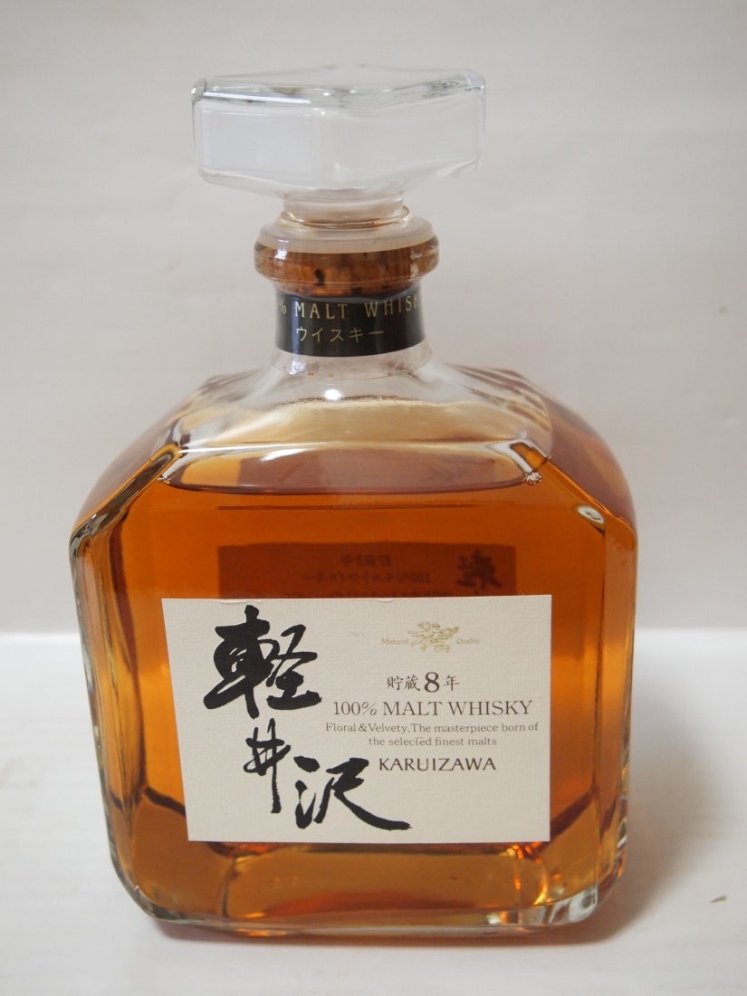 メルシャン 軽井沢 貯蔵8年 100％ モルト ウイスキー 720ml ト 古酒 未開栓 T2050L