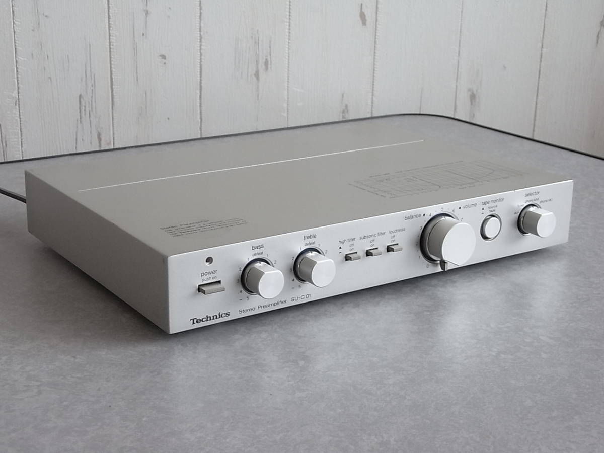 □Technics SU-C01 コントロール・プリアンプ 完動品 整備品□ SU-C01