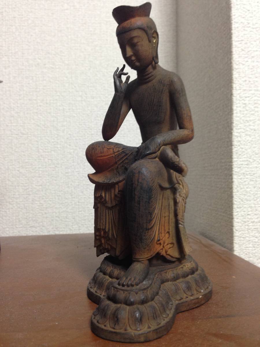 イSム　弥勒菩薩　Tanacocoro　　欠損あり　仏像