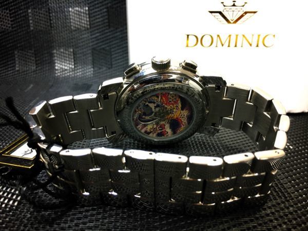 新品 正規品DOMINIC ドミニク エッチなからくり腕時計 機械式 黒