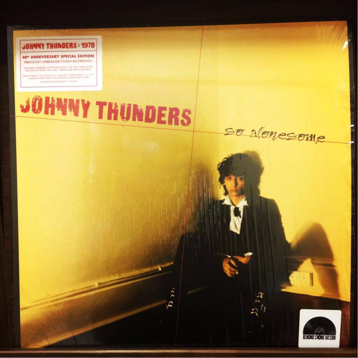 Johnny Thunders 【 So Alonesome 】アナログLP 付属品全完備 RSD2018 世界限定1,000枚 DLコード おまけCD-R付き ジョニーサンダース