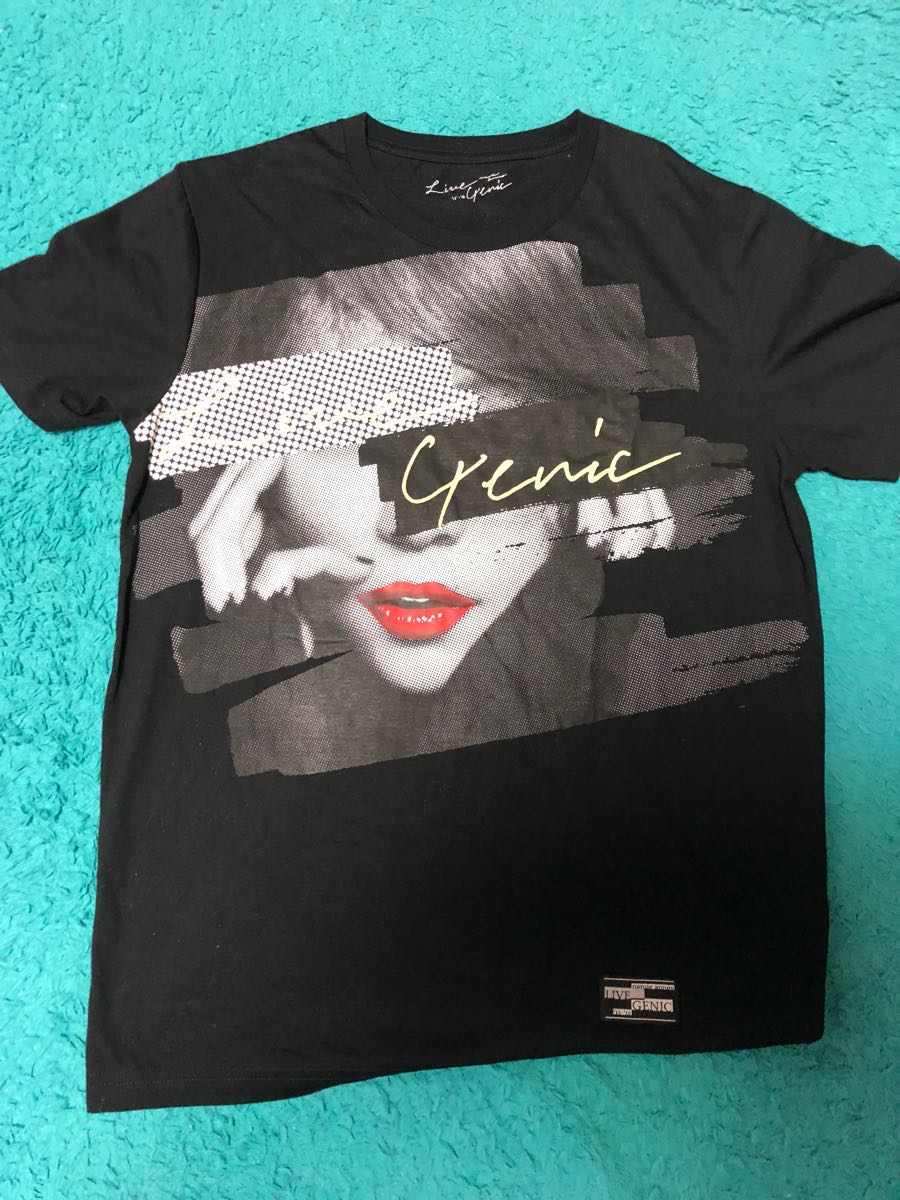 安室奈美恵 LIVE GENIC 2015-2016 Tシャツ(ブラック) 安室奈美恵 LIVE GENIC 2015-2016 ツアーTシャツ ブラック 安室奈美恵
