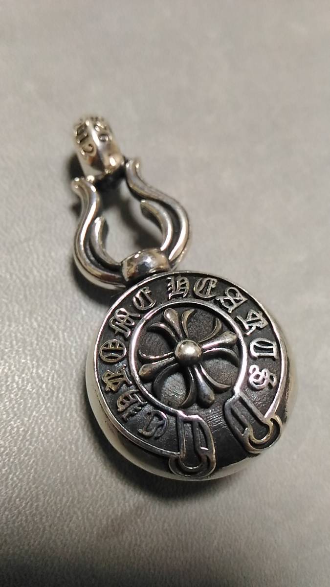 ラージクロス ペンダントトップ CHROME HEARTS ラージクロスボール リバーシブル ペンダント トップ