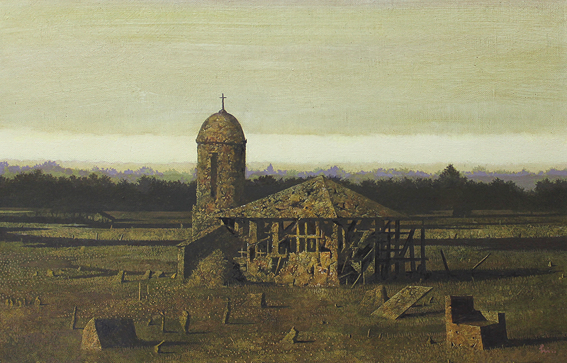 井上秀樹 絵画 （油彩画 教会 抽象画 風景画 井上秀樹 油絵 画家 