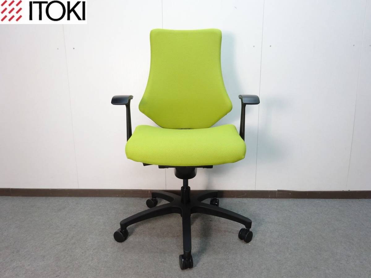 ■未使用■2018年製　新型　イトーキ エフチェア ハイバック T型肘付　美品