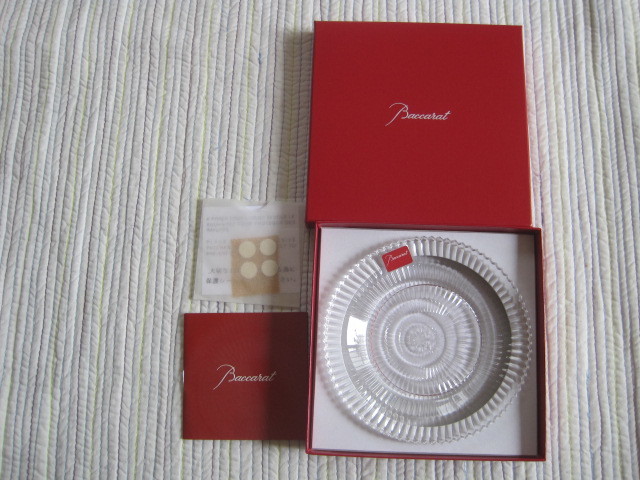 Baccarat　プレート　非売品 バカラ アラベスク プレート 未使用品⁄Baccarat⁄バカラ⁄プレート⁄飾り