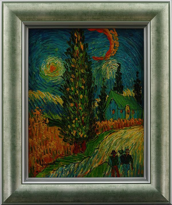 真作保証鈴木マサハル「フィレンツェ」油彩サムホール⁄厚塗り人気作家