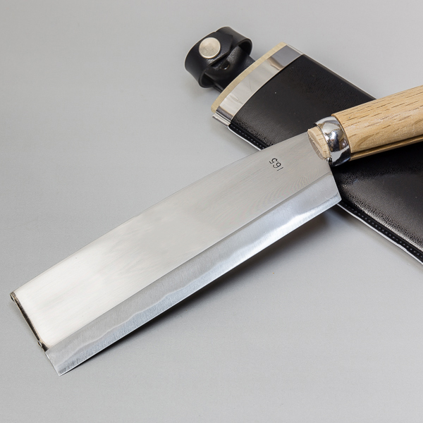 土佐 鉈 ナタ 火造り鉈 最高級 腰ナタ 両刃 白紙鋼 165mm