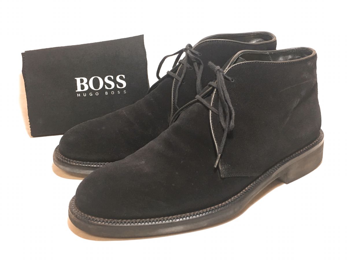 HUGO BOSS ヒューゴボス (ヒューゴボス) チャッカブーツ レザー 