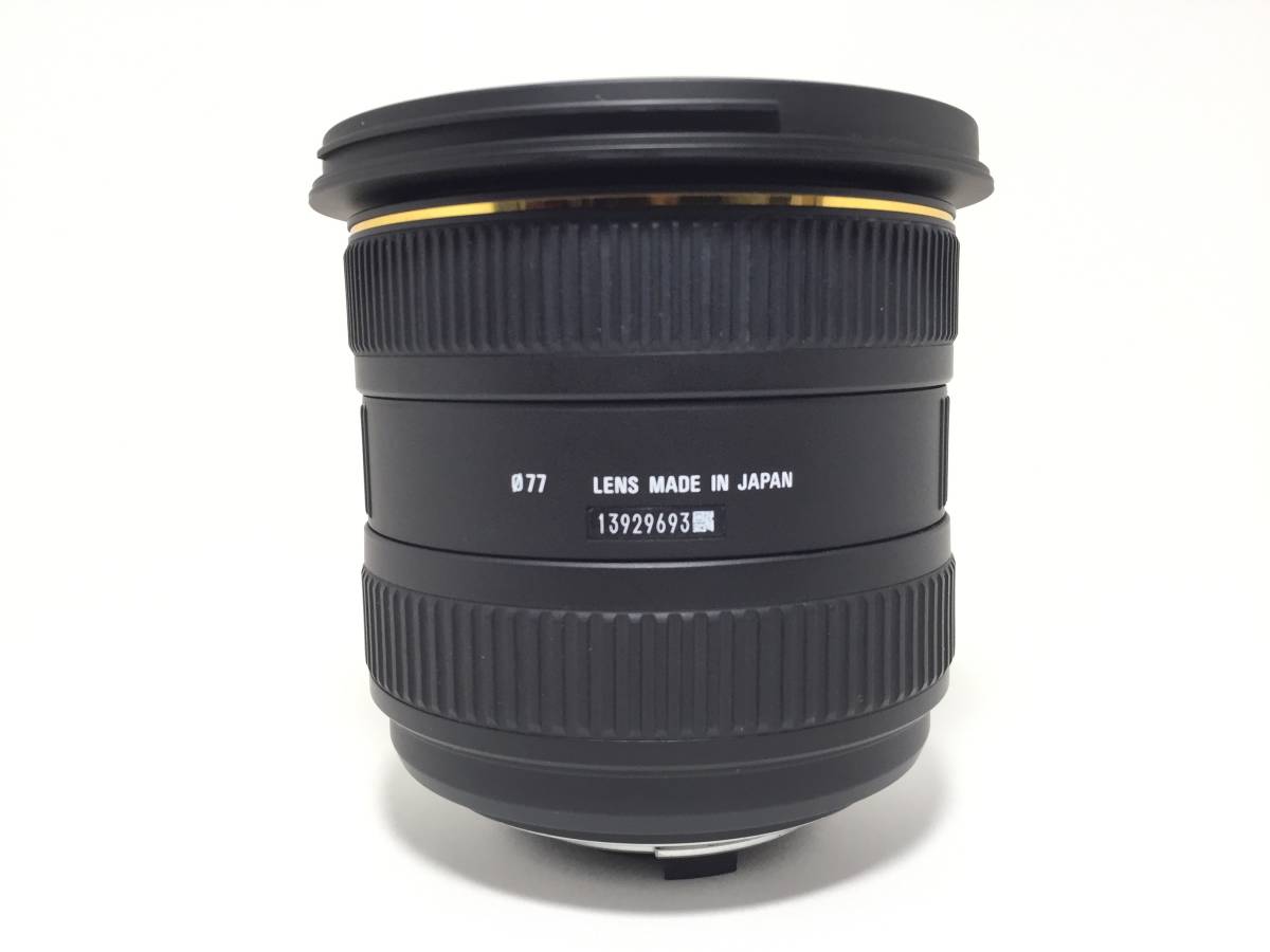 綺麗 元箱・プロテクター付】 SIGMA シグマ 10-20mm F3.5 EX DC HSM
