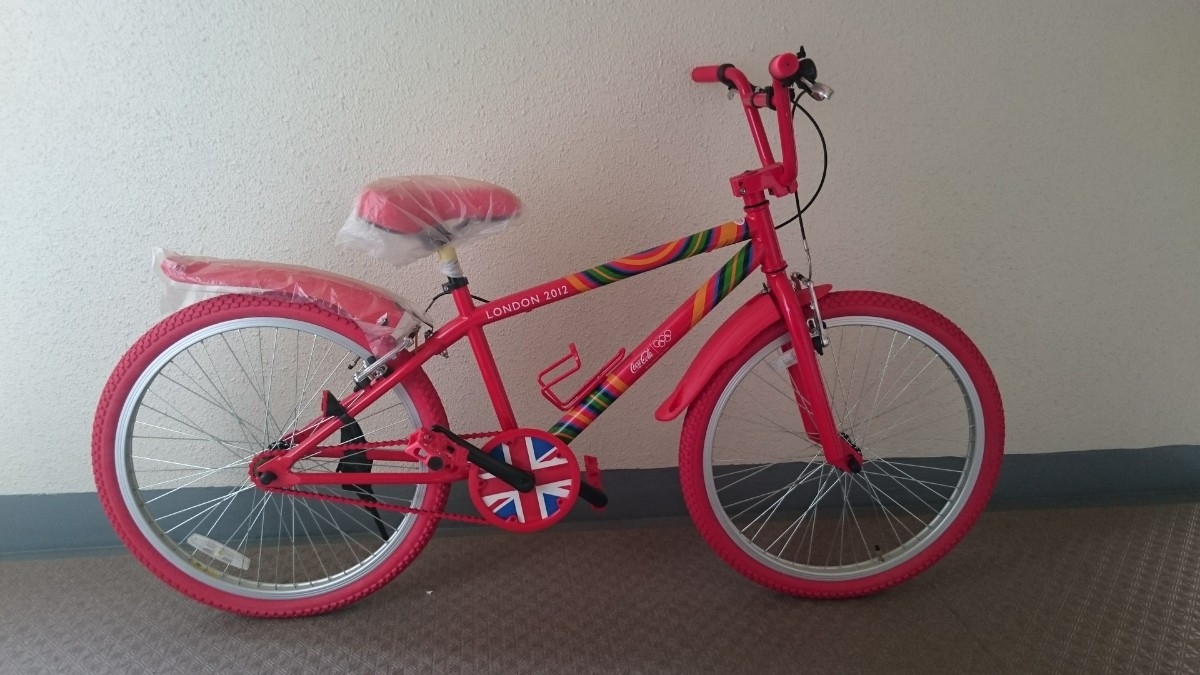 【札幌市内引取限定】コカコーラ 2012 ロンドンオリンピック 自転車24インチ 0 コカ・コーラ ロンドンオリンピック オリジナルバイク 自転車 Coca