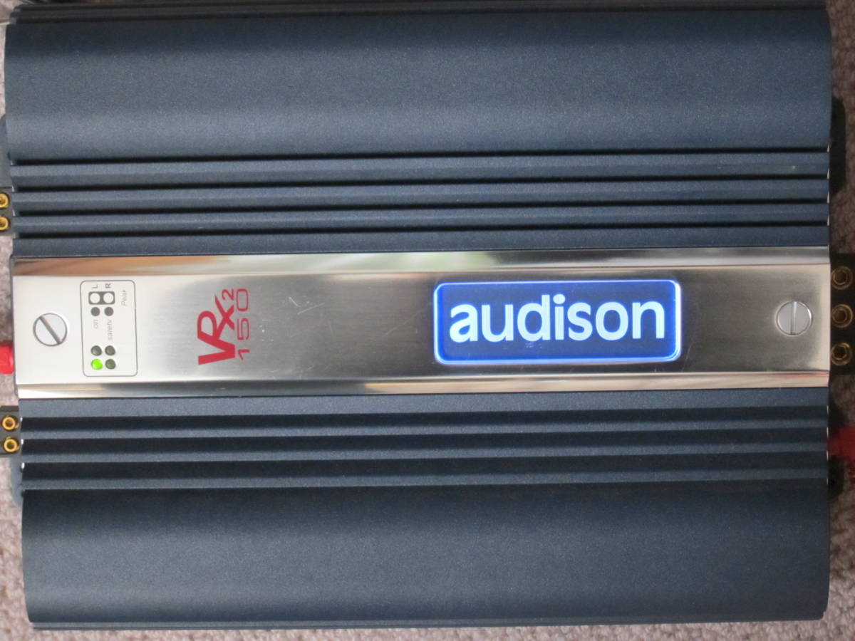 audison VRx2 150.2 動作確認済み 75W×2 高級アンプ オーディソン