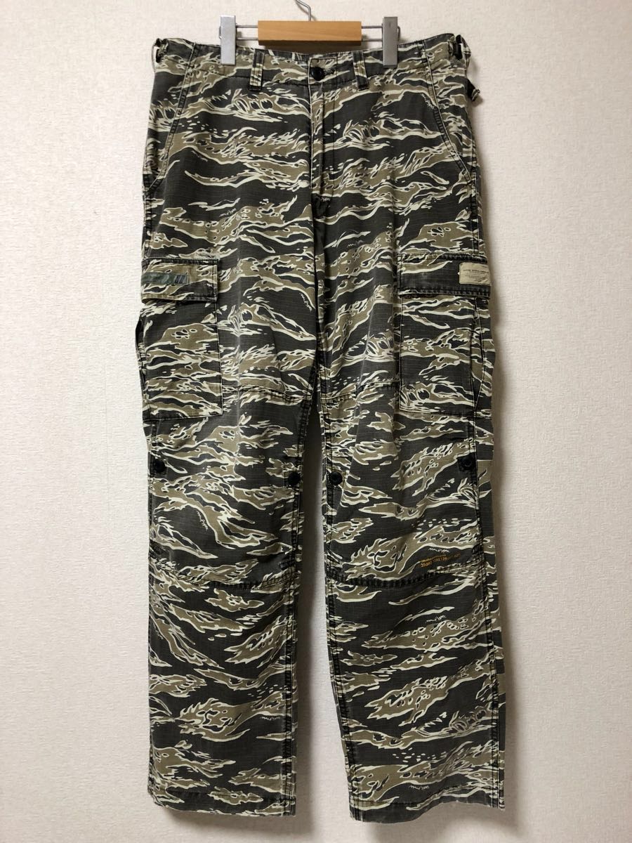 wtaps タイガーカモ カーゴパンツ M / ダブルタップス 迷彩 BDUパンツ
