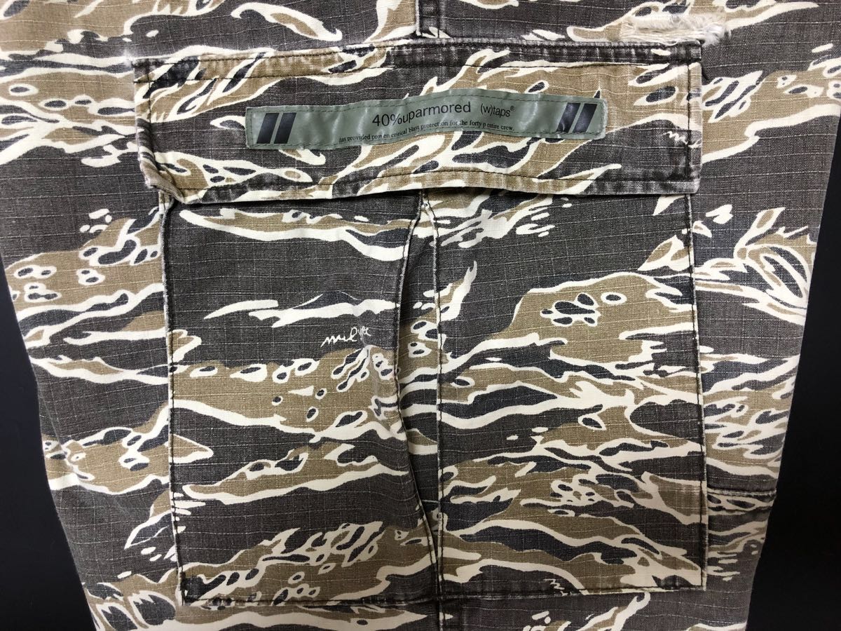 wtaps タイガーカモ カーゴパンツ M / ダブルタップス 迷彩 BDUパンツ