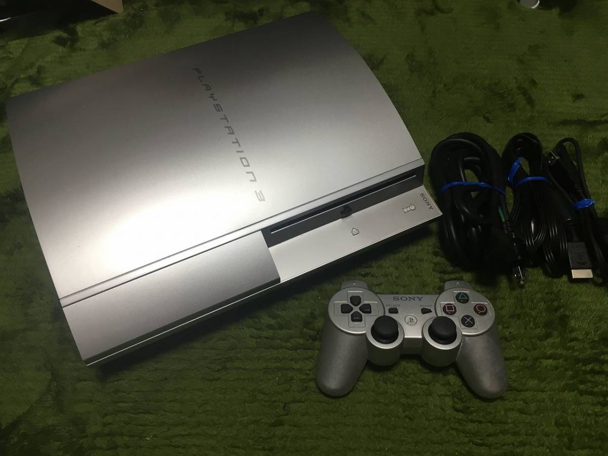 中古》 SONY PlayStation3 CECHL00 320GB シルバー CFW導入済 PS1/PS2 