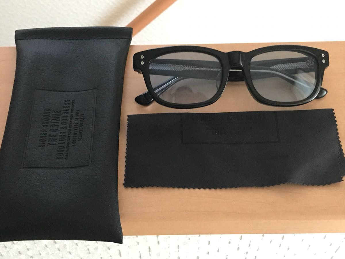 CRIMIE クライミー バイカーシェイド サングラス 中古美品 ブルーレンズ