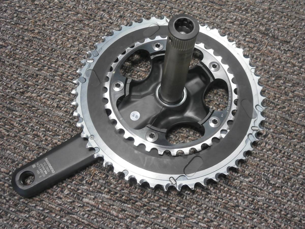 □□ 中古品 SHIMANO DURA-ACE FC-7950 50-34T 165mm 10S □□ SHIMANO