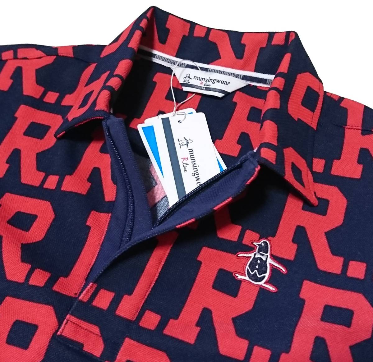 マンシング Munsingwear マンシングウェア R.Line ジップアップ半袖