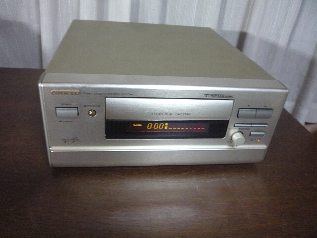 ONKYO カセットデッキ K-522THM ジャンク品 ONKYOカセットデッキK