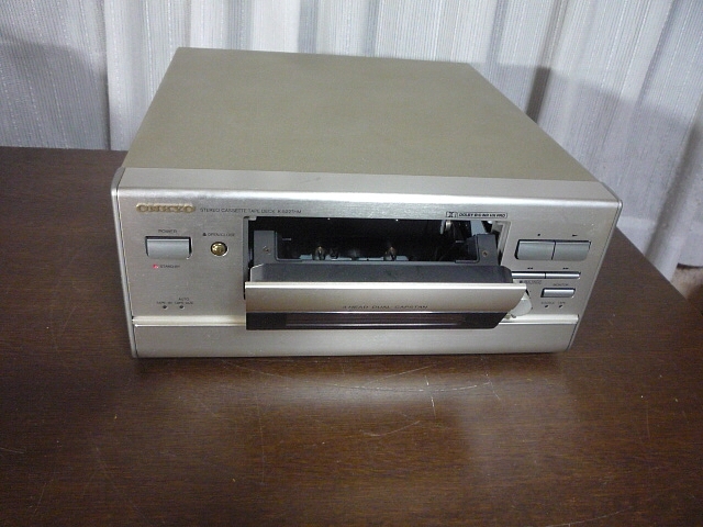 ONKYO カセットデッキ K-522THM ジャンク品 ONKYOカセットデッキK