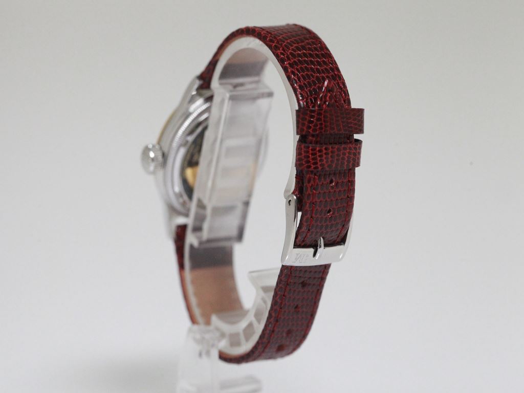 P*y様 ORIS レディース 自動巻き 腕時計 レザーベルト 可動品【ORIS/オリス】自動巻き 17石 裏スケルトン スイス製 革ベルト